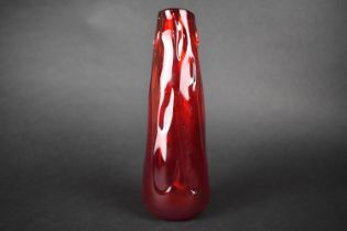 A Geoffrey Baxter Whitefriars Knobbly Vase, c.1960's 26cm high