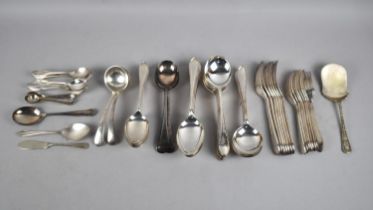 A Collection of Silver Plated Spoons and Forks