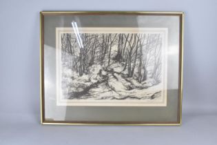 A Framed Harry Smith Limited Edition Print, "On Cannock Chase", 1973 ED/500, Subject 55x38cm and
