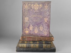 A Collection of Various 19th Century Books to include Yorkshire Past and Present, Book of The Horse,