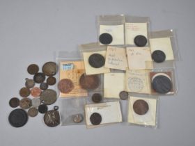 A Collection of Various Coins, Tokens, Roman Coins, English East India Company Treasure, Most