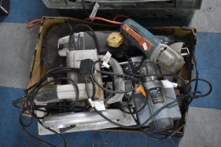 A Collection of Various Vintage Electric Tools to include Sanders, Circular Saw Etc, untested