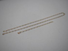 A 9ct Gold Belcher Link Chain, AF, 3.8gms