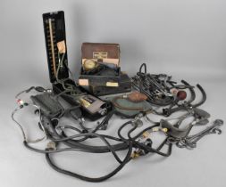 A Collection of Vintage Doctor's Items to Comprise Blood Pressure Machines, "Tycos" Sphygmomanometer