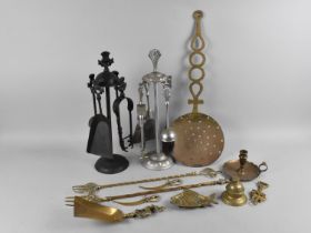 A Collection of Various Brass and Other Metalwares