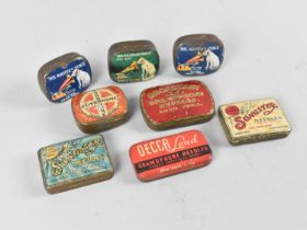 A Collection of Vintage Wind Up Gramophone Needle Tins, Some Containing Needles