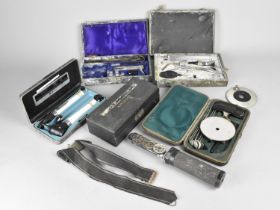 A Collection of Mid 20th Century Odontological and Otological Scientific Items to Include Cased