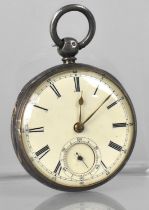 A Victorian Silver Cased Fusee Pocket Watch, the Silver Case Stamped for Maker George Reader and