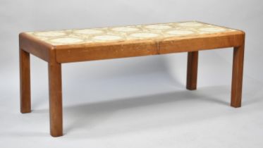 A Mid 20th Century G-Plan Rectangular Tile Topped Coffee Table, 104x45cms