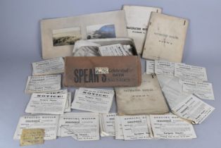 A Quantity of Late 19th/Early 20th Century Printed Paper 'Notices' and 'Special Notices' for Surgery