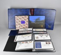 A Collection of Various Ring Binders Containing First Day Covers, Royal Mint Special Stamp Sets,