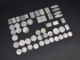 A Collection of Chinese Mother of Pearl Gaming Counters