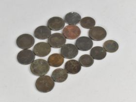 A Collection of Various 18th and 19th Century Copper Coinage