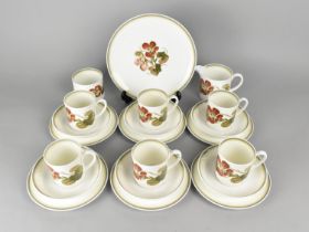 A Wedgwood Susie Cooper Deigns Nasturtium Pattern Coffee Set to Comprise Six Coffee Cans, Six