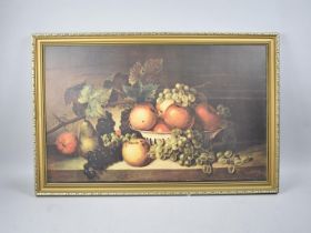 A Framed American Print, Fruit, By James Peale, 67x42cms