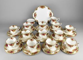 A Royal Albert Old Country Roses Tea Set to Comprise Twelve Cups, Twelve Saucers, Twelve Side