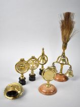 WITHDRAWN>A Collection of 19th Century Brass Bells, Brushes and Swinging Decorations