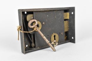 A Late 19th/Early 20th Century Door Lock with Key