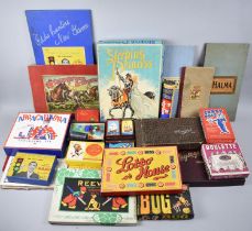 A Collection of Various Vintage Board Games Etc