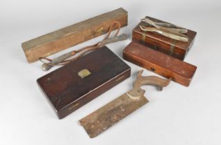 A Collection of Late 19th/Early 20th Century Medical Cases (Empty) Surgeons and Doctors Tools Etc