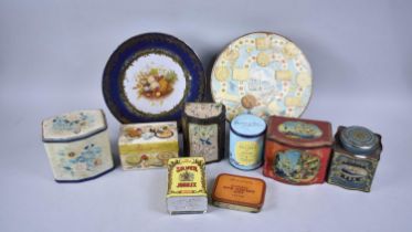 A Collection of Various Vintage Tins