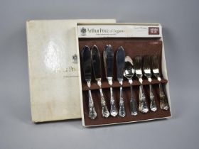 A Late 20th Century Arthur Price Argent Plate Kings Pattern Cutlery