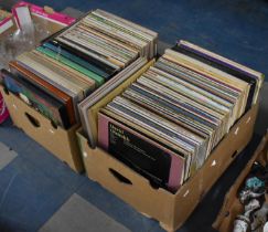 Two Boxes of 33rpm Records etc Mainly Classical