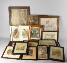 A Collection of Various 18th and 19th Century Framed Engraving Prints to Comprise Hunting, Birds etc