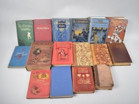 A Collection of Various Edwardian Hardback Novels, Three Leather Bound Books Etc