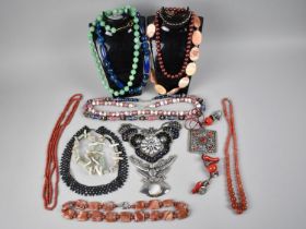 A Collection of Modern Costume Jewellery, Mainly Necklaces and Pendants