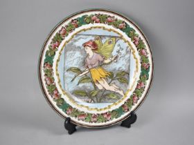 A Wedgwood of Etruria Decorated Plate, Peas Blossom, No A45280, Impressed and Printed Mark to