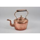 A Small Edwardian Copper Kettle, 23cms High