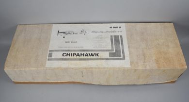 A Late 20th Century Balsa Wood Remote Control Aircraft kit by Skyway Models, Chipahawk, 70" Wingspan