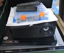 A Philips DVD Player, LG Player and a Digital Infocus Projector Model SP1080