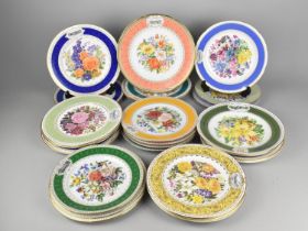 A Large Collection of Various Chelsea Flower Show Plates to Include Examples by Royal Grafton, Royal