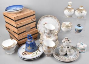 A Collection of Various Ceramics to Comprise Floral Decorated Tea Set, Noritake Dressing Table Pots,