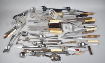 A Collection of Various Kitchen Cutlery