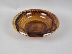 A Circular Davidson Cloud Glass Bowl, 30cms Diameter