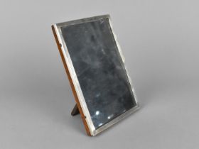 A Silver Framed Easel Backed Mirror by THH, Birmingham 1920, 11.5cms by 17cms Tall