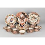 A Collection of Various 19th/Early 20th Century English Imari Palette China to Comprise Booths "
