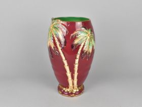 A Beswick Palm Tree Vase, No.1064, 29cm high