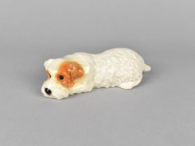 A Beswick Model of a Recumbent Terrier, no. 1061