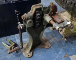 A Vintage Workbench Mounting Geared Winding Tool (AF)