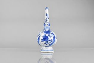 A Chinese Qing Dynasty Kangxi Porcelain Blue and White Water Dropper/Sprinkler Vase Decorated with