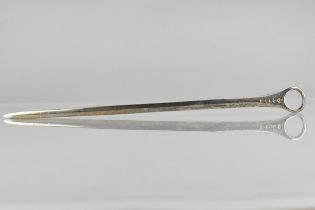 A Georgian Silver Meat Skewer by JB, Joseph Bradley, 75gms and 30cms Long