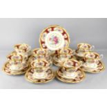 A Royal Albert Lady Hamilton Coffee Set to Comprise Eight Cups, Eight Saucers, Eight Side Plates and