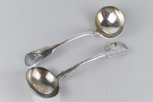 A Pair of Georgian Silver Ladles by Jonathan Hayne, London Hallmark 18cm, 158g