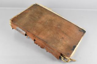 An Early 19th Century Leather Bound Artist's Folio Containing Paintings, Engravings, Drawings