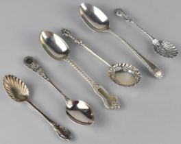 A Collection of Victorian and Later Silver Spoons all of Ornate Design, 119gms