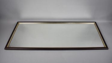 A Vintage Rectangular Dressing Mirror, 92cms by 39cms